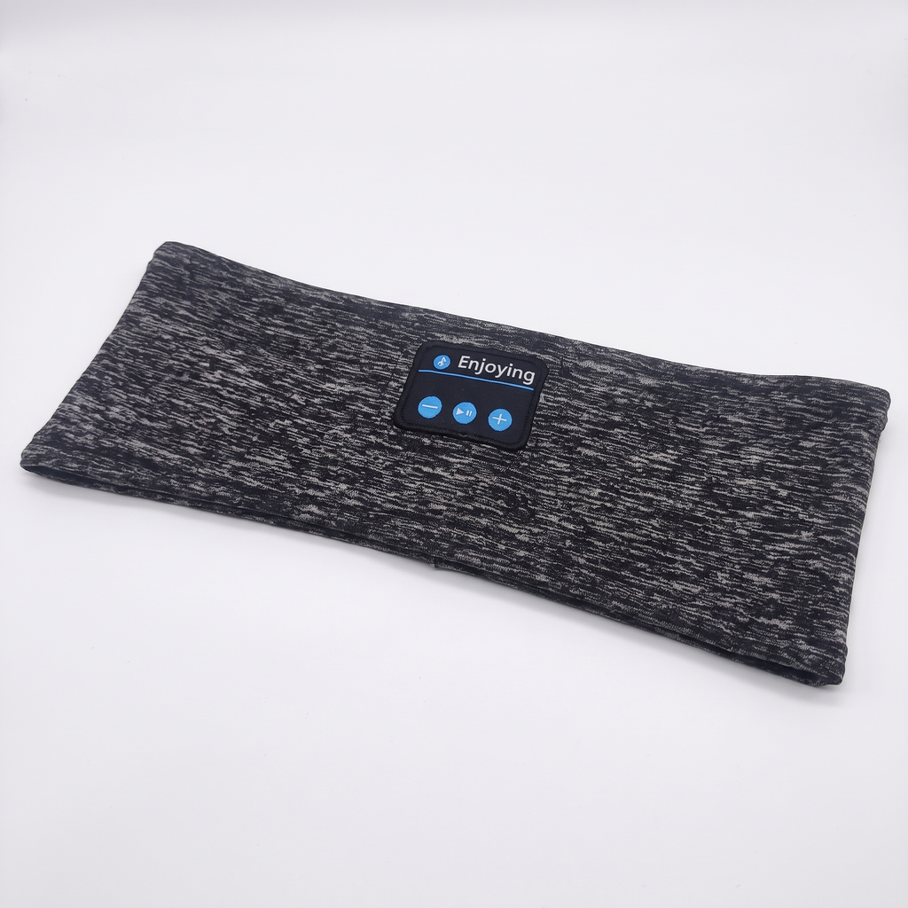 Senovia Sleep Band laid flat, charcoal knit