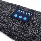 Close-up of the knit fabric and the control buttons